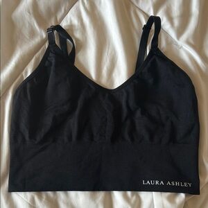 Laura Ashley Elegant Black Bralette